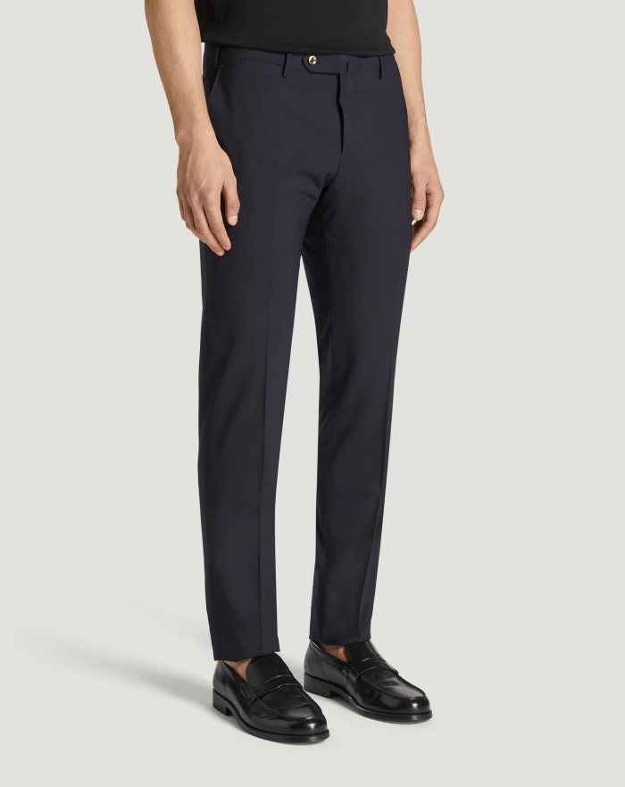Pantaloni Torino Pantaloni Slim in lana four season Nuova