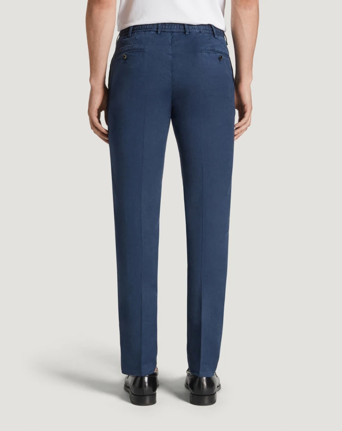 Pantaloni Torino Pantaloni Slim in lino stretch délavé Spedizione gratuita