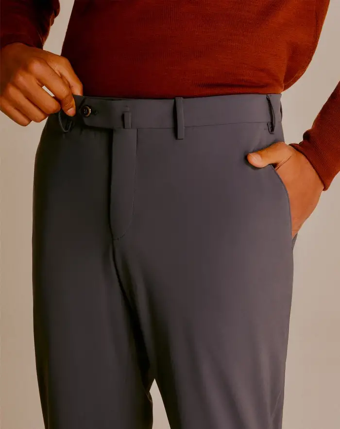 Pantaloni Torino Pantaloni Slim in tessuto organico stretch Negozio online di fabbrica