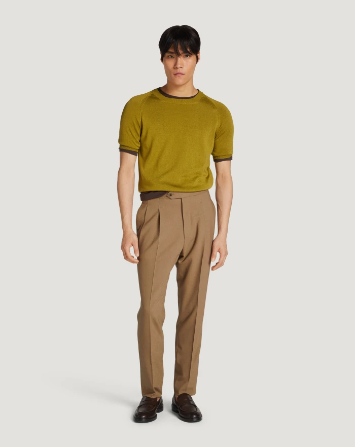 Pantaloni Torino Pantaloni Gentleman in lana tropical Smaltimento dello stoccaggio