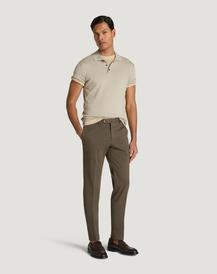 Pantaloni Torino Pantaloni Slim in gabardina stretch Offerta migliore