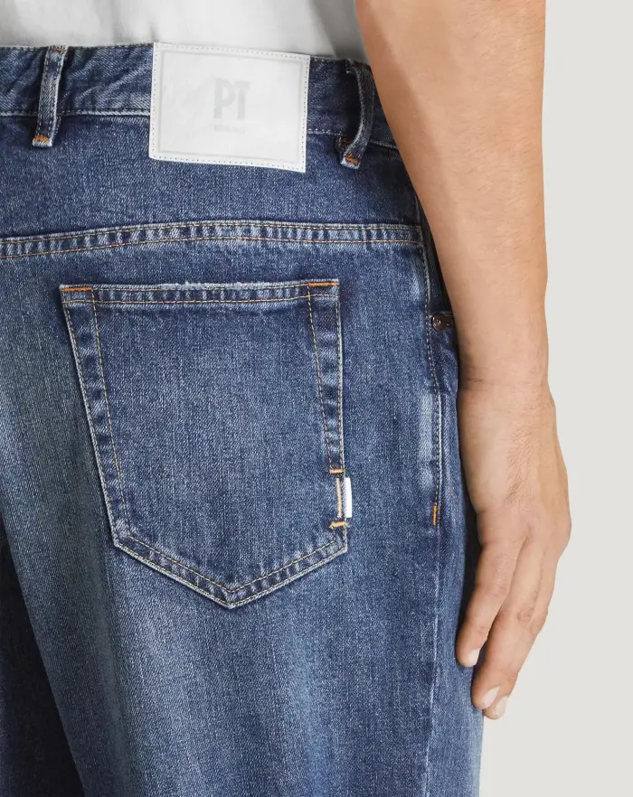 Pantaloni Torino Jeans Rebel in denim vintage Prezzo basso