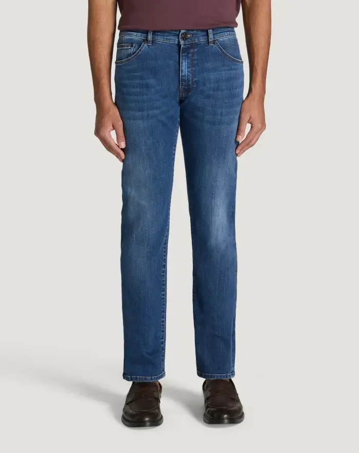 Pantaloni Torino Jeans Swing in denim stretch indigo Super Saving Price