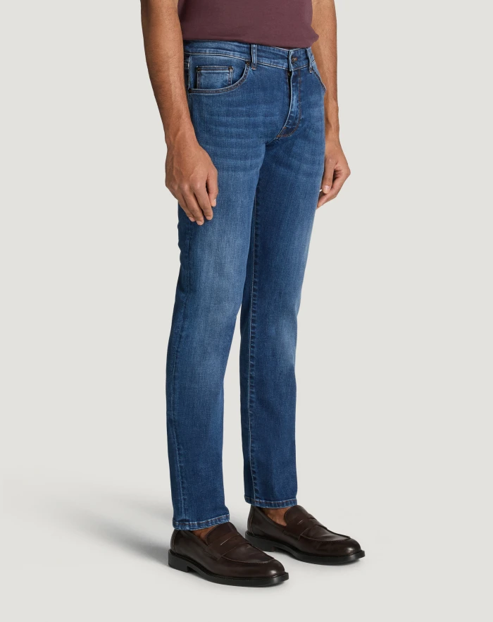 Pantaloni Torino Jeans Swing in denim stretch indigo Super Saving Price