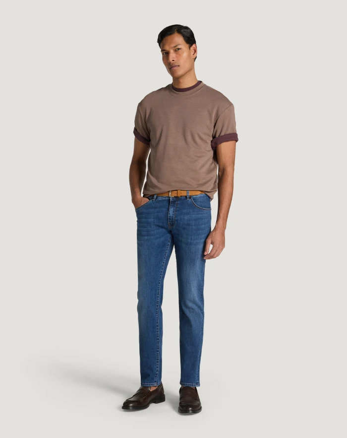 Pantaloni Torino Jeans Swing in denim stretch indigo Super Saving Price