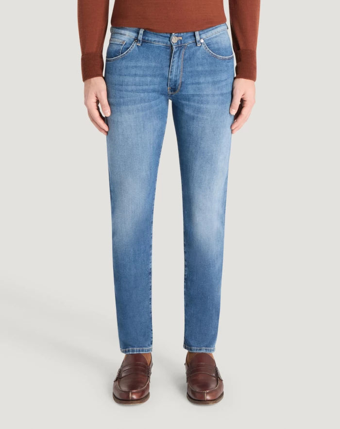 Pantaloni Torino Jeans Swing in denim soft touch Rilascio limitato