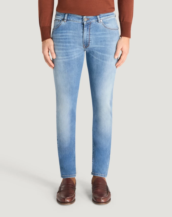 Pantaloni Torino Jeans Swing in denim stretch indigo ACQUISTA ORA