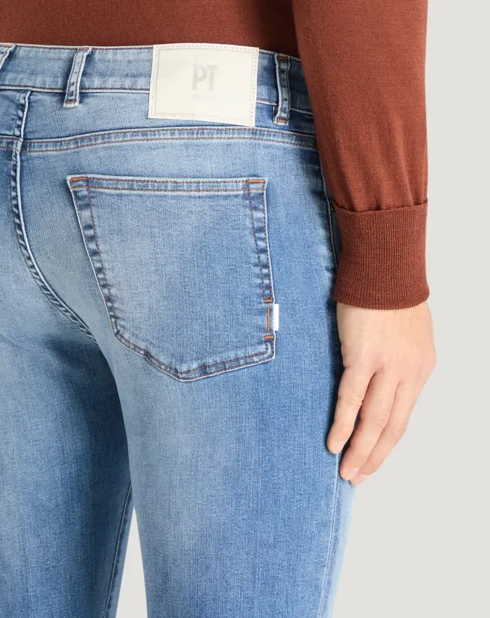 Pantaloni Torino Jeans Swing in denim stretch indigo ACQUISTA ORA