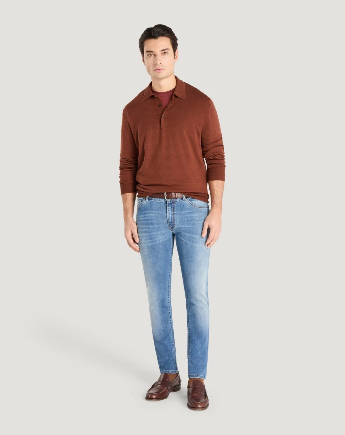 Pantaloni Torino Jeans Swing in denim stretch indigo ACQUISTA ORA