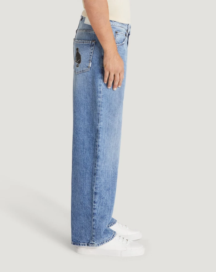 Pantaloni Torino Jeans Skater in denim vintage Latest stili