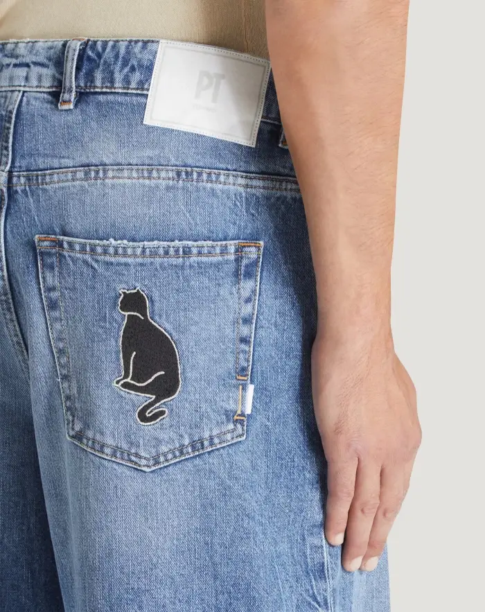 Pantaloni Torino Jeans Skater in denim vintage Latest stili