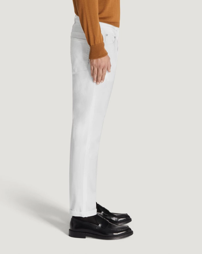 Pantaloni Torino Jeans Reggae in denim superwhite Trasporto libero internazionale