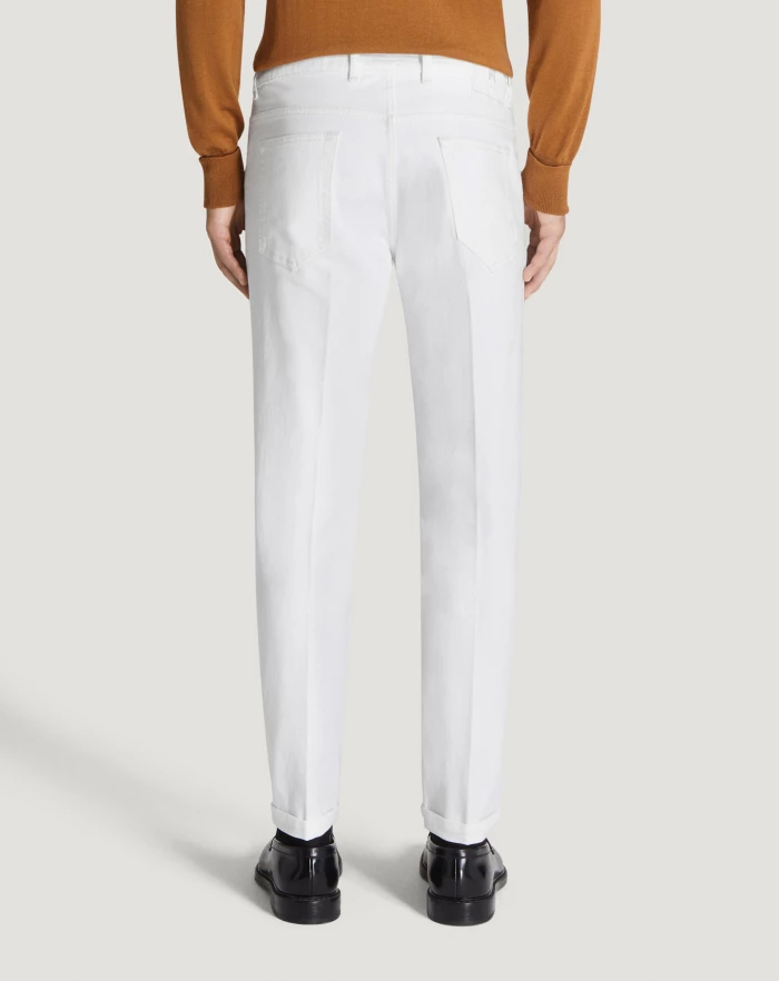 Pantaloni Torino Jeans Reggae in denim superwhite Trasporto libero internazionale