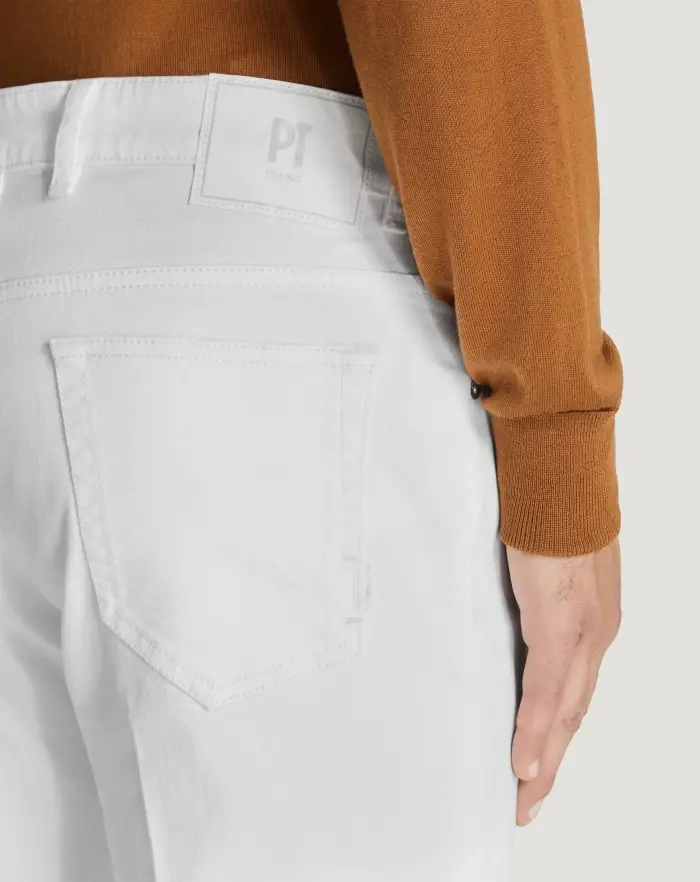 Pantaloni Torino Jeans Reggae in denim superwhite Trasporto libero internazionale