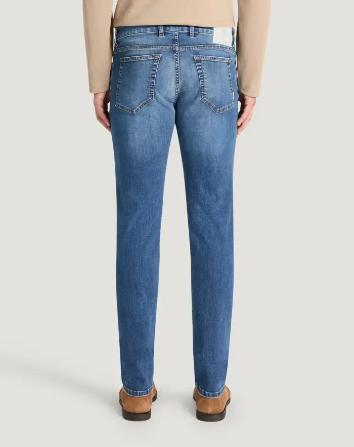 Pantaloni Torino Jeans Soul in denim stretch indigo Officina