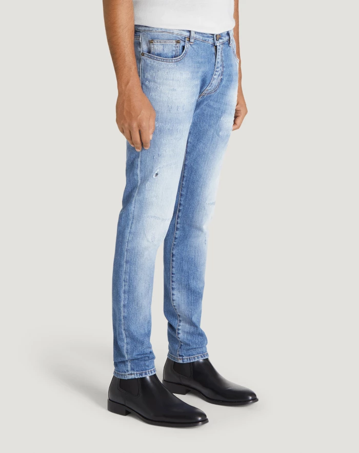 Pantaloni Torino Jeans Rock in denim organico stretch Esporta salva