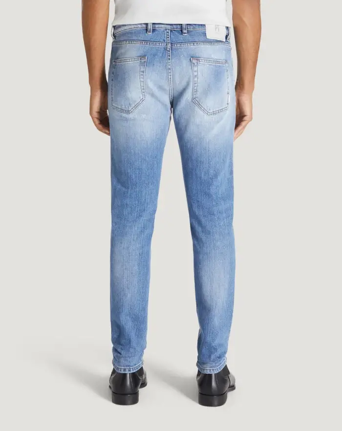 Pantaloni Torino Jeans Rock in denim organico stretch Esporta salva