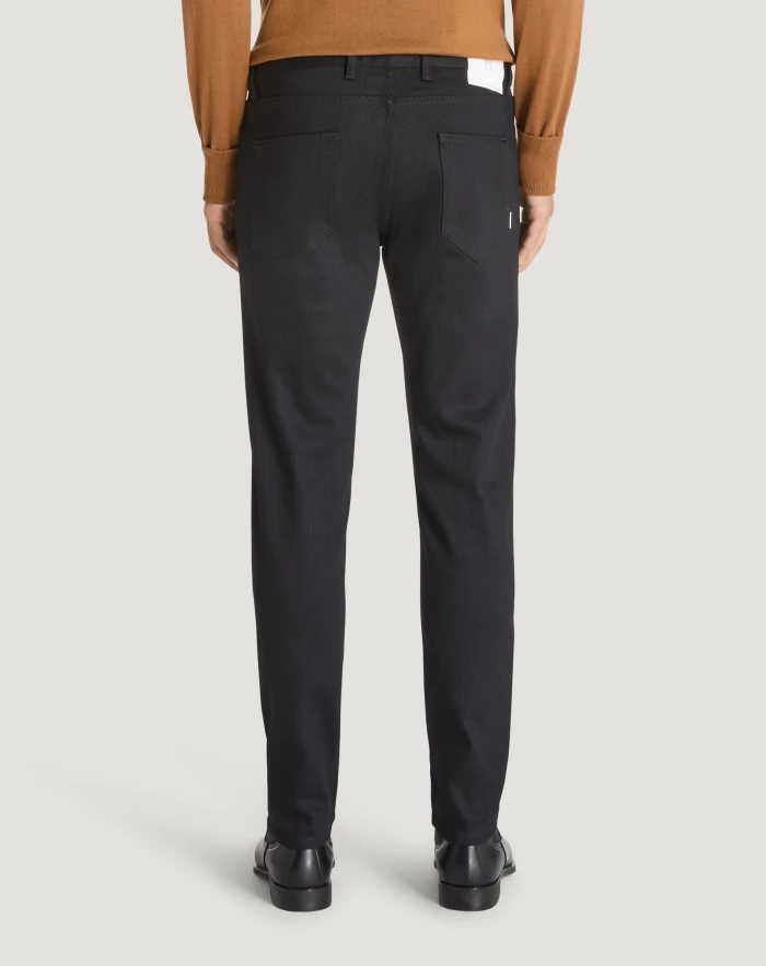 Pantaloni Torino Jeans Rock in denim super black Black Friday Prezzi
