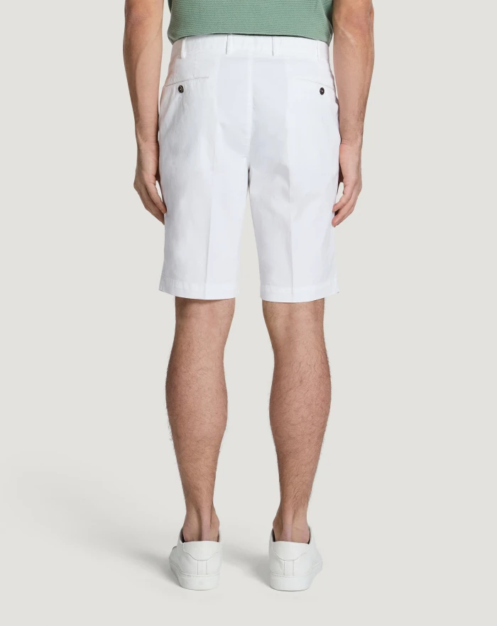 Pantaloni Torino Bermuda in gabardina stretch Italy