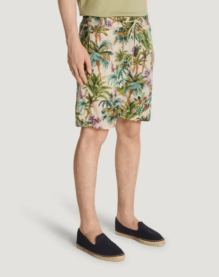 Pantaloni Torino Bermuda in popeline di cotone Spedizione Gratuita