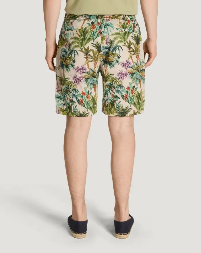 Pantaloni Torino Bermuda in popeline di cotone Spedizione Gratuita