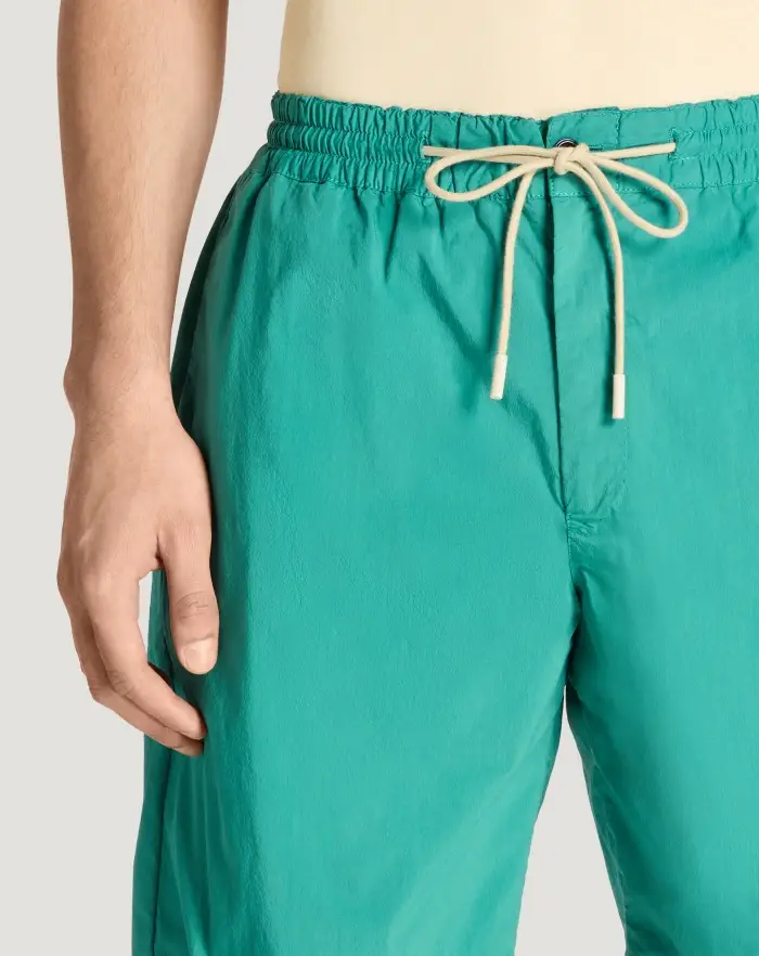 Pantaloni Torino Bermuda in popeline di cotone stretch Pezzi Unici