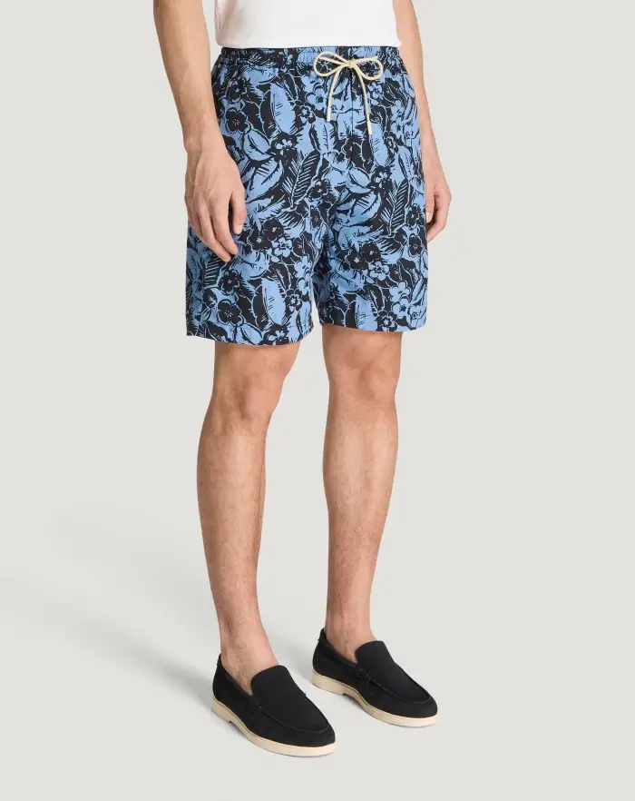 Pantaloni Torino Bermuda in popeline di cotone Soddisfazione Garantita