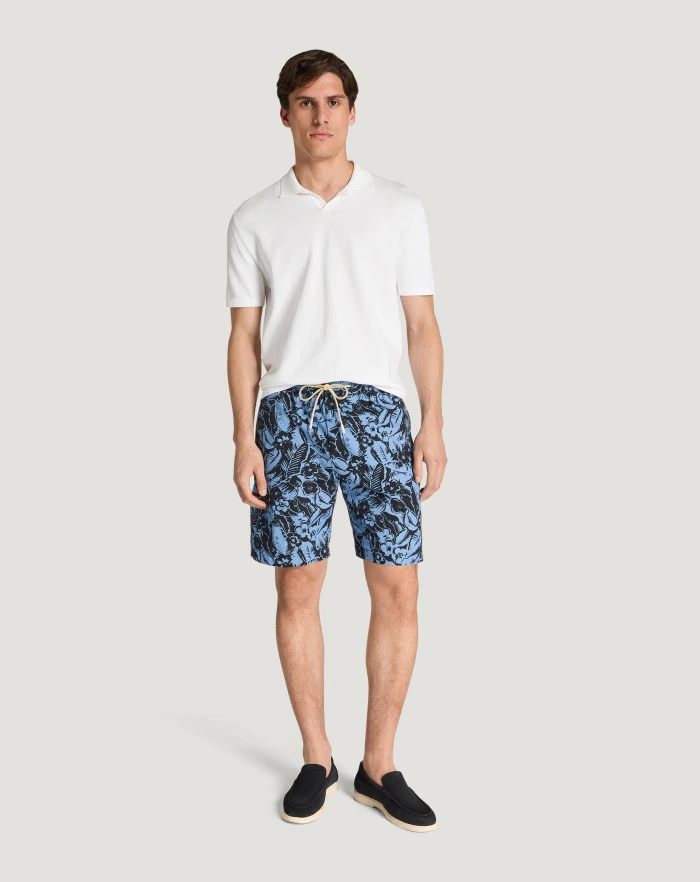 Pantaloni Torino Bermuda in popeline di cotone Soddisfazione Garantita