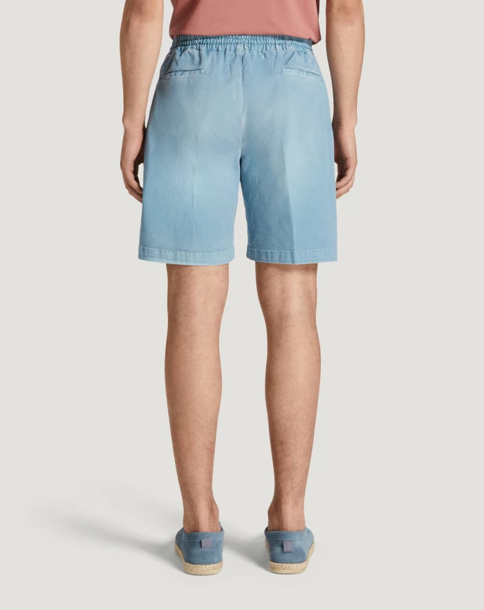 Pantaloni Torino Bermuda in gabardina di cotone Qualità Garantita