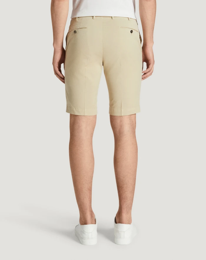 Pantaloni Torino Bermuda in gabardina stretch Promozione Limitata