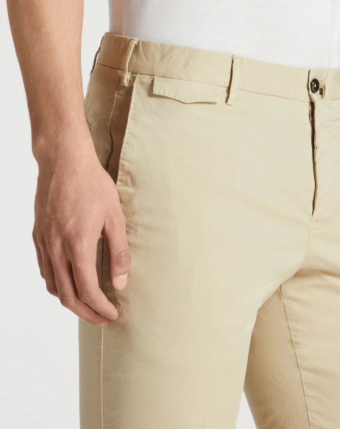 Pantaloni Torino Bermuda in gabardina stretch Promozione Limitata