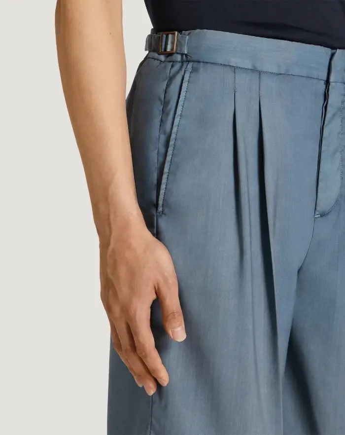Pantaloni Torino Bermuda in lana comfort Fino Al -60%