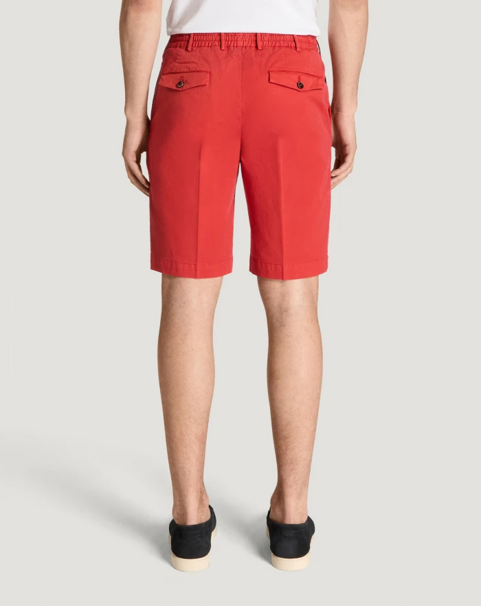 Pantaloni Torino Bermuda in gabardina di cotone Affare Del Giorno