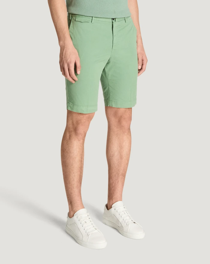 Pantaloni Torino Bermuda in gabardina stretch Prezzo Ridotto
