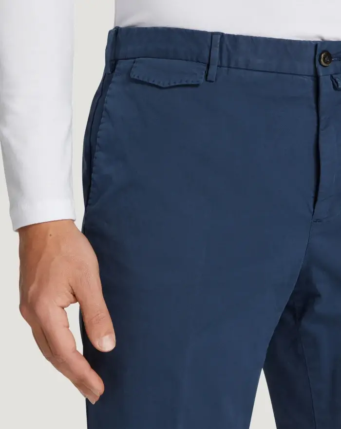 Pantaloni Torino Bermuda in gabardina stretch Presa