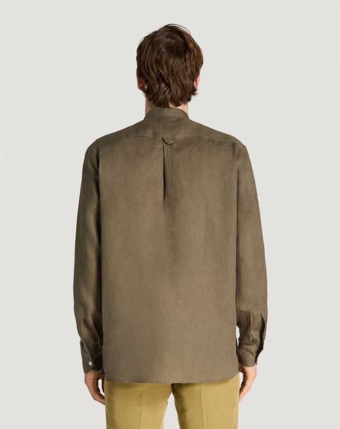 Pantaloni Torino Camicia in lino Saldi Di Fabbrica
