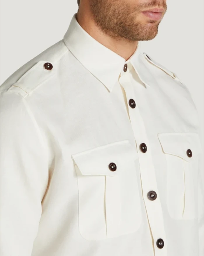 Pantaloni Torino Camicia in twill Flash Sale