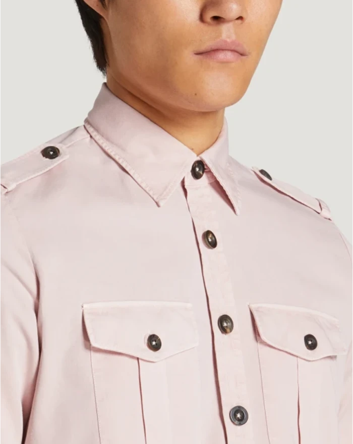 Pantaloni Torino Camicia in gabardina di cotone Shopping online