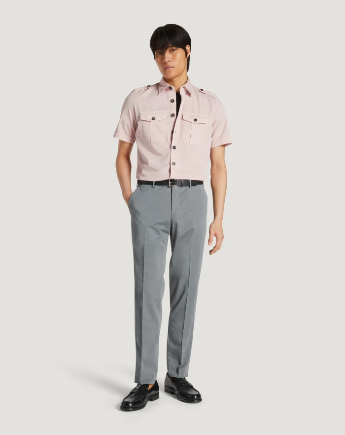Pantaloni Torino Camicia in gabardina di cotone Shopping online