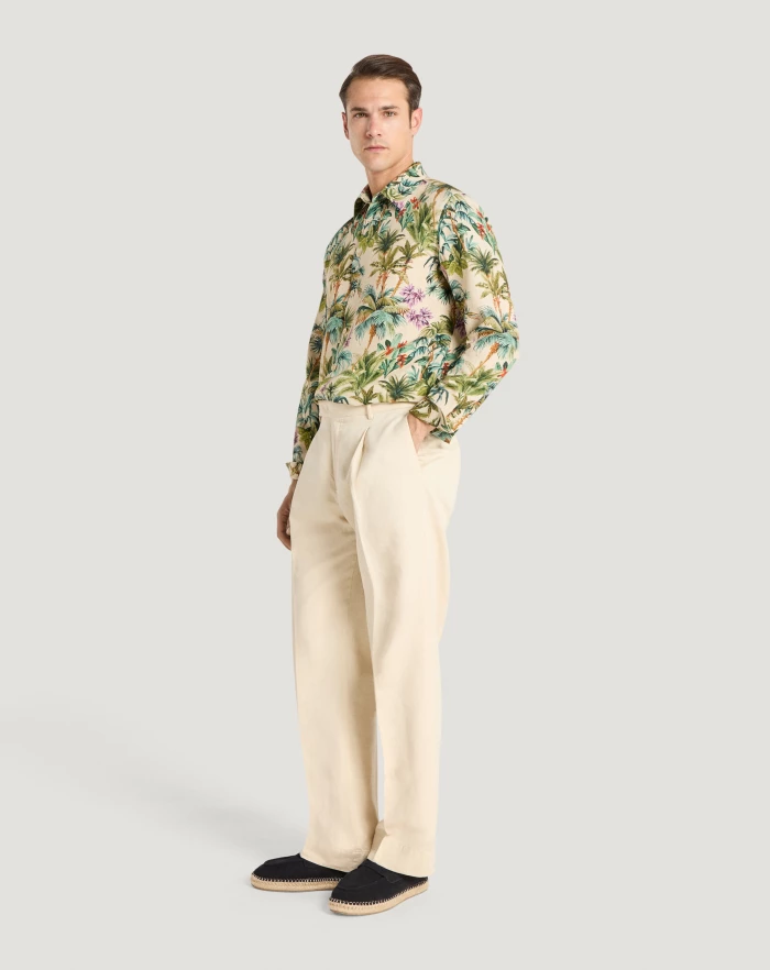Pantaloni Torino Camicia in twill Vendita calda