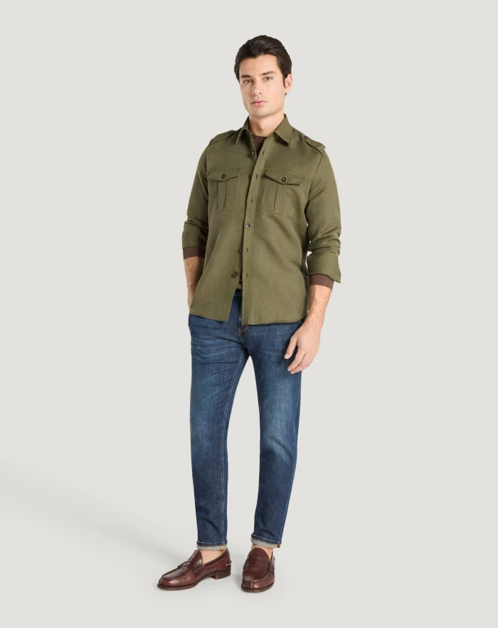 Pantaloni Torino Camicia in twill Latest fashion