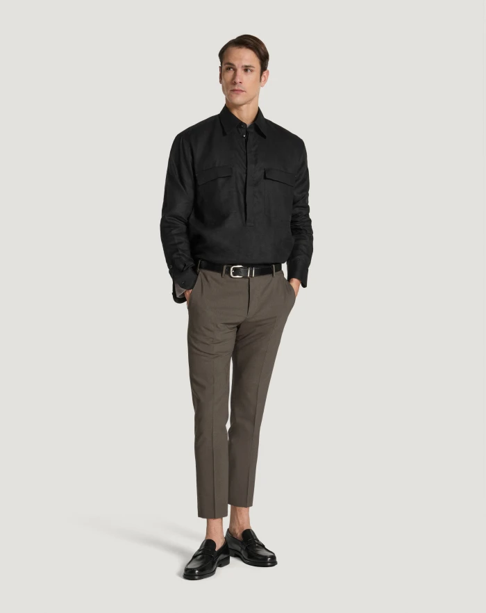 Pantaloni Torino Camicia in lino Offerte speciali