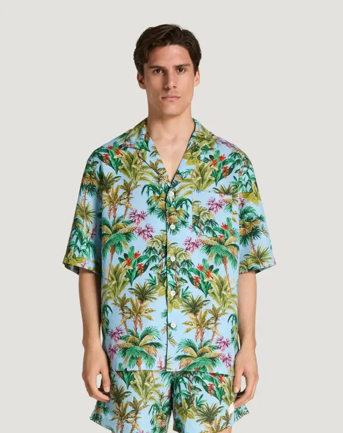 Pantaloni Torino Camicia in twill di lino Ultimi tre giorni