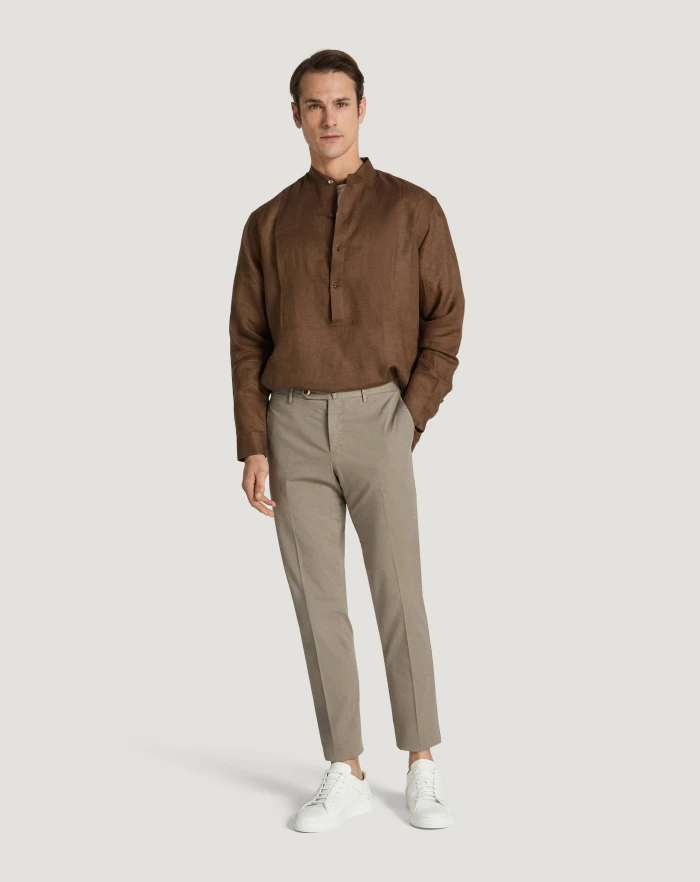 Pantaloni Torino Camicia in lino Fino al 50% di sconto