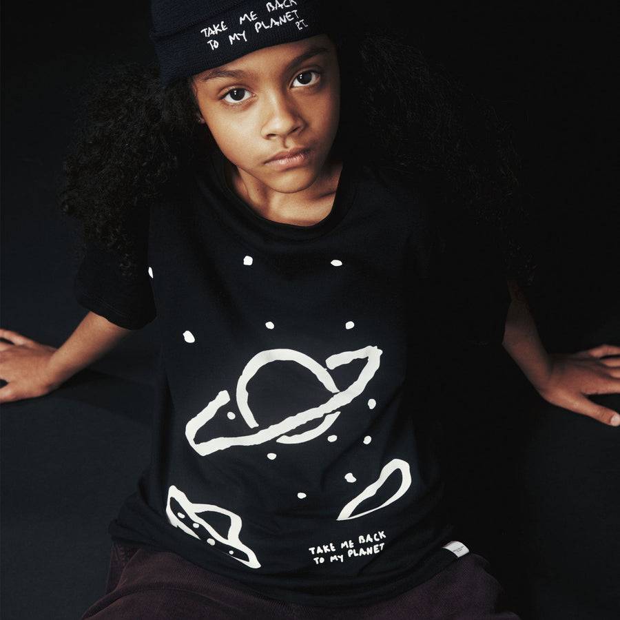 Paolo Pecora T-shirt in Jersey Nera "Space" by Pietro Terzini Saldi