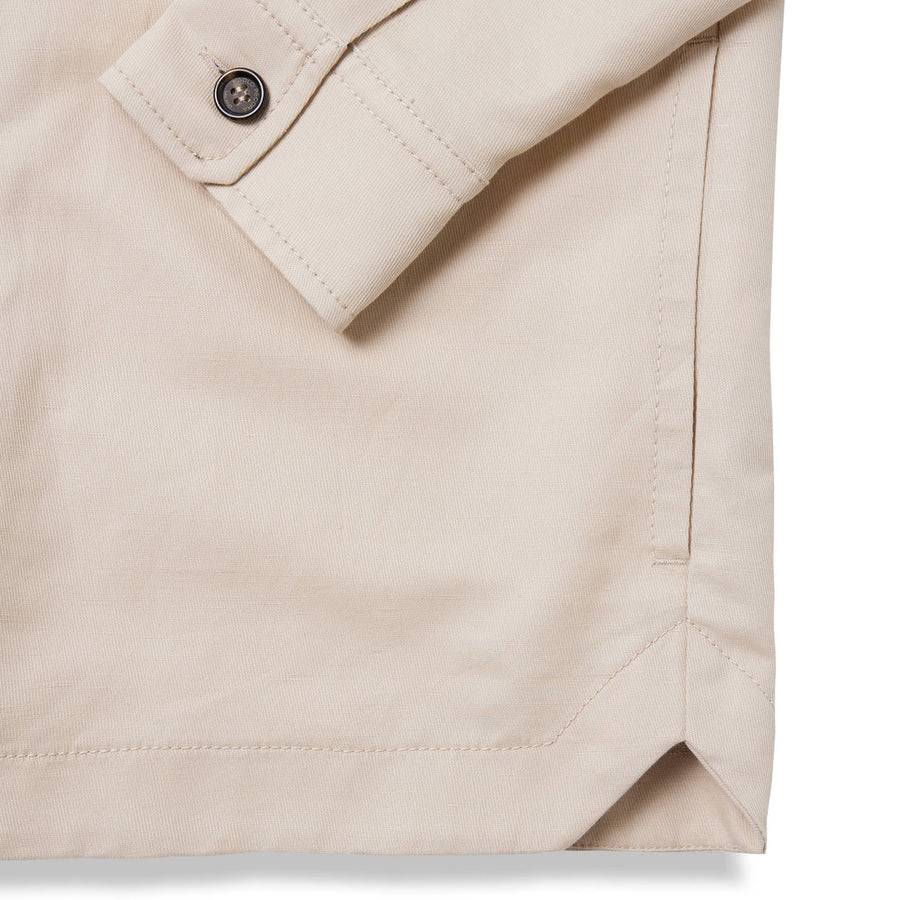 Paolo Pecora Overshirt Coreana - Sabbia Soddisfazione Garantita