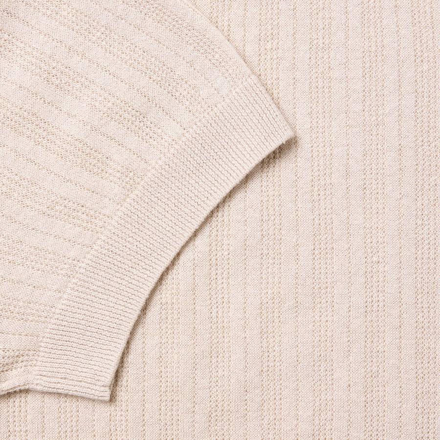Paolo Pecora Maglia in Lino Cotone Extrafine - Sabbia Negozi Online