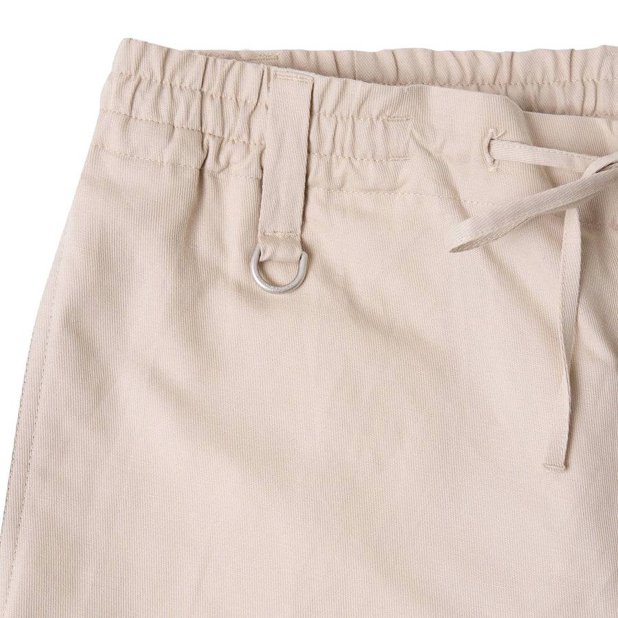 Paolo Pecora Pantalone in Tela di Cotone Lino - Sabbia Presa