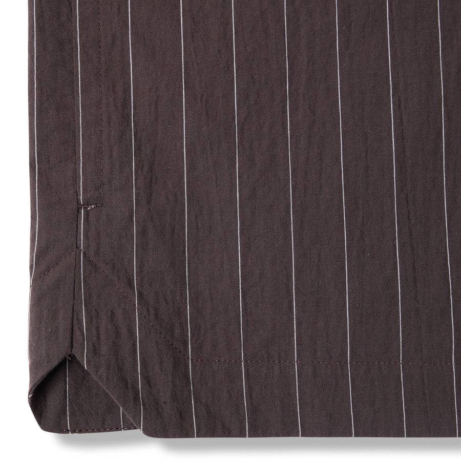Paolo Pecora Overshirt Seersucker Gessato - Ebano Online