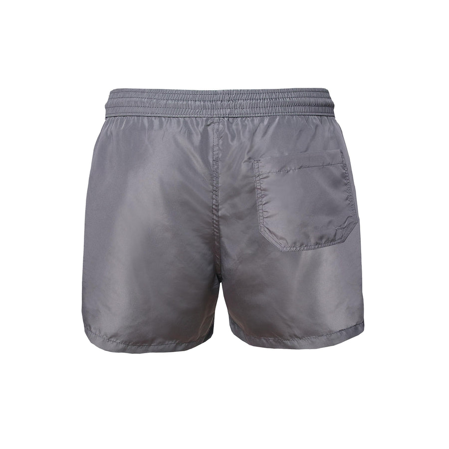 Paolo Pecora Costume da Bagno Boxer Unisex Tinta Grigio Vendita Economica